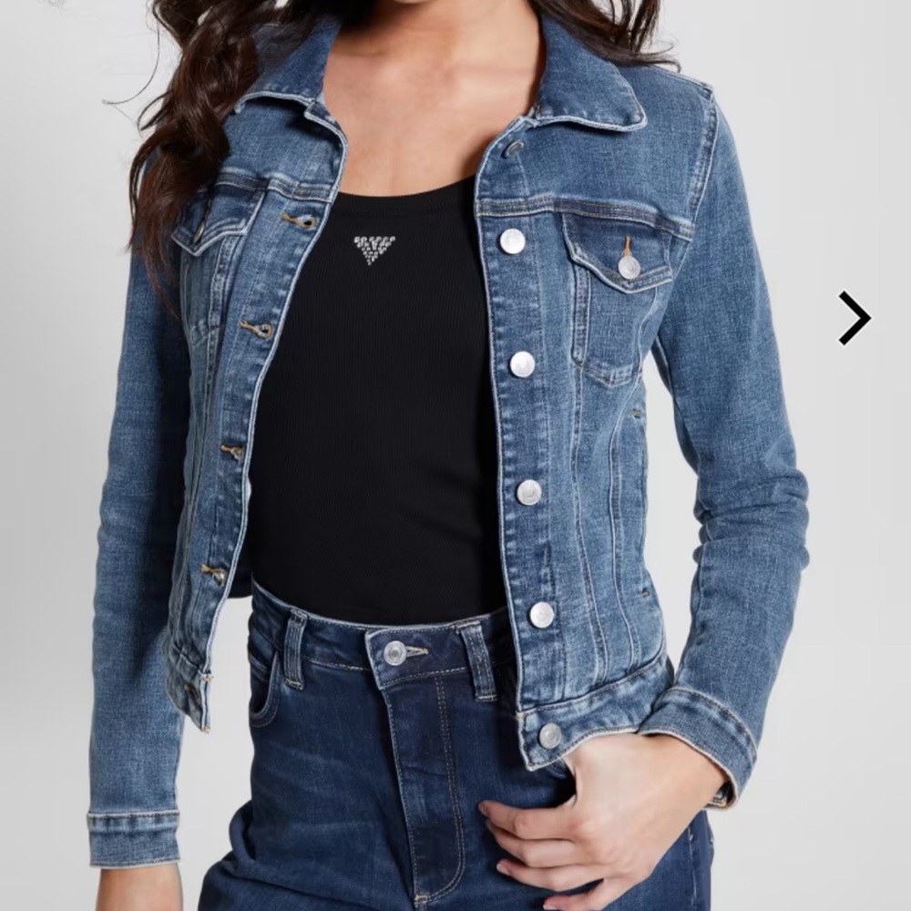 Guess Blue Jean Jacket Classic Denim Style